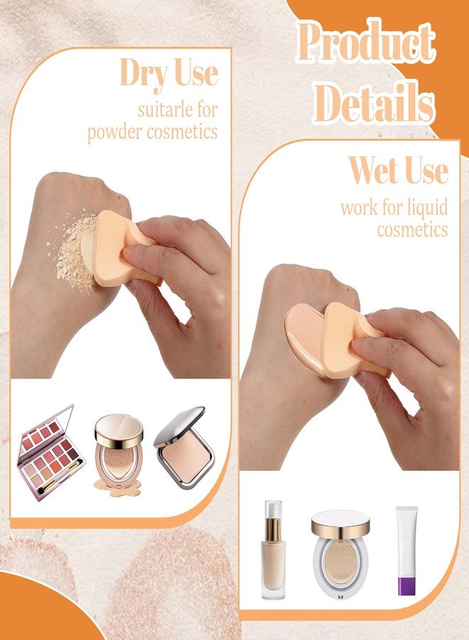Bruislard 25 Pcs Makeup Sponge Square Make Up Face Soft Sponge Makeup Applicator Sponge Lady Makeup Foundation Puff for Dry and Wet - Image 3